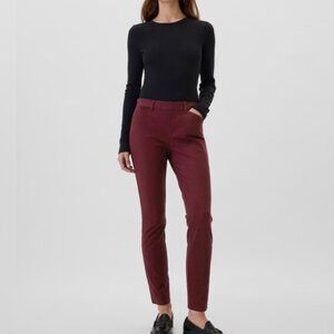 Loft Marissa Cranberry Pants (NWT)